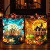 Custom LED Light Bucket Bag - Personalized Halloween  Birthday Gifts For Kids - Spooky Night Trick Or Treat