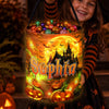 Custom LED Light Bucket Bag - Personalized Halloween  Birthday Gifts For Kids - Spooky Night Trick Or Treat