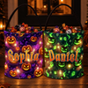 Custom LED Light Bucket Bag - Personalized Halloween  Birthday Gifts For Kids - Give Me All The Candy