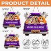 Custom Wood Sign - Personalized Halloween Decor Birthday Gifts For Dog Cat Lovers, Dog Dad And Mom, Cat Owners - Haunted By Our Happy Pack