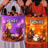 Custom LED Light Bucket Bag - Personalized Halloween Birthday Gifts For Kids - Spooky Little Cutie