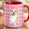 Custom Photo Accent Mug - Personalized Birthday Gifts For Dog Cat Lovers, Dog Dad And Mom, Cat Owners - Warm Sips, Loved Face
