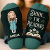 Custom Crew Socks - Personalized Bookish Gifts For Book Lovers, Bookworms, Readers - A Day Well Read