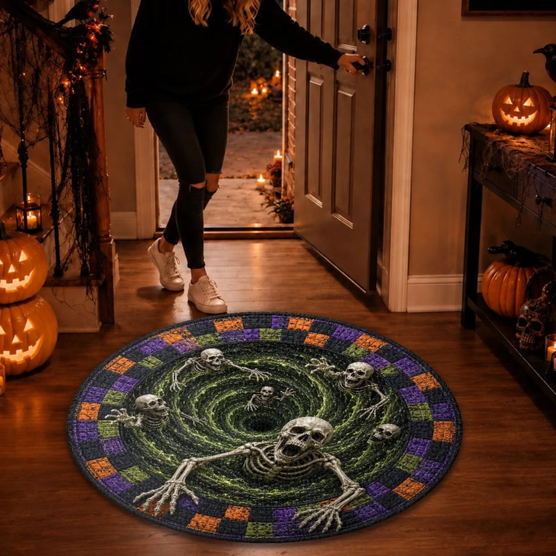 Custom Shaped Doormat - Personalized Halloween Decor Birthday Gifts For Mom, Dad, Brother, Sister - Creep It Real This Night