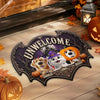 Custom Shaped Doormat - Personalized Halloween Decor Birthday Gifts For Dog Cat Lovers, Dog Dad And Mom, Cat Owners - A Very Spooky Home