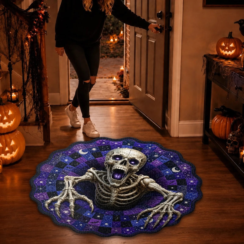 Custom Shaped Doormat - Personalized Halloween Decor Birthday Gifts For Mom, Dad, Brother, Sister - Welcome To The Dark Side