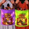 Custom LED Light Bucket Bag - Personalized Halloween Birthday Gifts For Kids - Trick Or Treat, Little Spooky