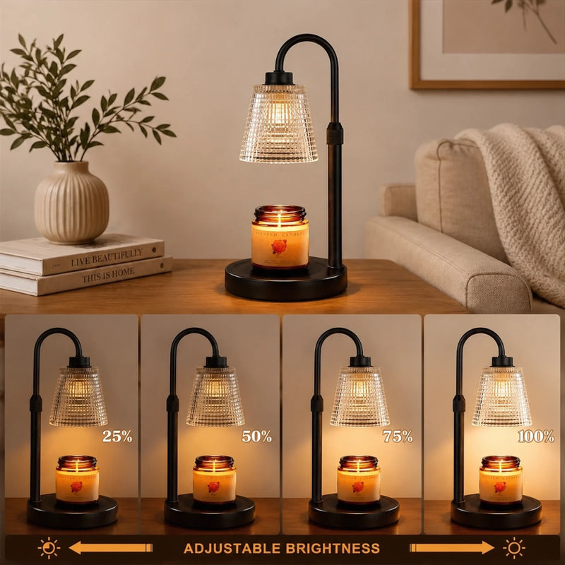 Custom Photo Candle Warmer Lamp - Personalized  Memorial Sympathy Gifts For Loss of Mom, Dad - Forever In My Heart