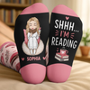 Custom Crew Socks - Personalized Bookish Gifts For Book Lovers, Bookworms, Readers - Pages Before Plans