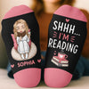 Custom Crew Socks - Personalized Bookish Gifts For Book Lovers, Bookworms, Readers - Pages Before Plans