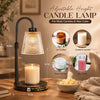 Custom Photo Candle Warmer Lamp - Personalized   Pet Memorial Sympathy Gifts For Dogs, Cats - Angel Paws In Light