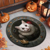 Custom Photo Clown Shaped Doormat - Personalized Halloween Decor Birthday Gifts For Dog Cat Lovers, Dog Dad And Mom, Cat Owners - Pennywise Pup At Door