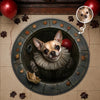 Custom Photo Clown Shaped Doormat - Personalized Halloween Decor Birthday Gifts For Dog Cat Lovers, Dog Dad And Mom, Cat Owners - Pennywise Pup At Door