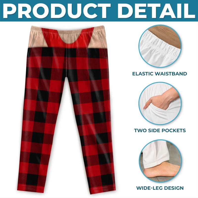 Custom Funny Pajama Pants - Personalized Christmas Birthday Gifts For Husband, Son, Grandson, Brother, Grandpa, Dad, Yourself - Confidence Comes Naturally