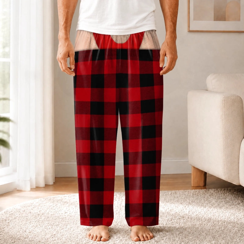 Custom Funny Pajama Pants - Personalized Christmas Birthday Gifts For Husband, Son, Grandson, Brother, Grandpa, Dad, Yourself - Confidence Comes Naturally