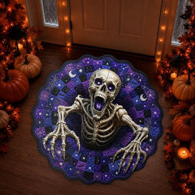 Custom Shaped Doormat - Personalized Halloween Decor Birthday Gifts For Mom, Dad, Brother, Sister - Welcome To The Dark Side