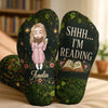 Custom Crew Socks - Personalized Bookish Gifts For Book Lovers, Bookworms, Readers - Living Inside A Fictional Story