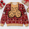 Custom Funny Ugly Sweatshirt - Personalized Christmas Birthday Gifts For Husband, Son, Grandson, Brother, Grandpa, Dad, Yourself - Jingle Balls All The Way Today