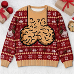 Custom Funny Ugly Sweatshirt - Personalized Christmas Birthday Gifts For Husband, Son, Grandson, Brother, Grandpa, Dad, Yourself - Jingle Balls All The Way Today