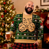 Custom Funny Ugly Sweatshirt - Personalized Christmas Birthday Gifts For Husband, Son, Grandson, Brother, Grandpa, Dad, Yourself - Jingle Balls All The Way Today
