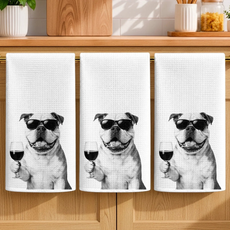 Custom Photo Funny Kitchen Towel - Personalized Birthday Gifts For Dog Cat Lovers, Dog Dad And Mom, Cat Owners - Cool Paws Only