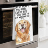 Custom Photo Kitchen Towel - Personalized Birthday Gifts For Dog Cat Lovers, Dog Dad And Mom, Cat Owners - Where Paws Meet Home