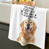 Custom Photo Kitchen Towel - Personalized Birthday Gifts For Dog Cat Lovers, Dog Dad And Mom, Cat Owners - Where Paws Meet Home