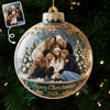 Custom Photo Acrylic Ornament - Personalized Christmas Birthday Gifts For Women, Besties, Sisters, BFF - Good Vibes Hang Here
