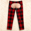 Custom Funny Pajama Pants - Personalized Christmas Birthday Gifts For Husband, Son, Grandson, Brother, Grandpa, Dad, Yourself - Chilly Breeze In The Back