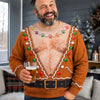 Custom Funny Ugly Sweatshirt - Personalized Christmas Birthday Gifts For Husband, Son, Grandson, Brother, Grandpa, Dad, Yourself - Bringing The Heat This Season