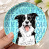 Custom Photo Jewelry Dish - Personalized Birthday Gifts For Dog Cat Lovers, Dog Dad And Mom, Cat Owners - Love Is Four Paws
