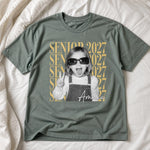 Custom Photo Senior 2027 Graduation Gifts - Personalized Comfort T-Shirt