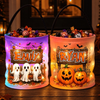 Custom LED Light Bucket Bag - Personalized Halloween Birthday Gifts For Kids - Halloween Magic Starts Here