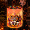 Custom LED Light Bucket Bag - Personalized Halloween Birthday Gifts For Kids - A Little Boo For You