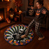 Custom Shaped Doormat - Personalized Halloween Decor Birthday Gifts For Mom, Dad, Brother, Sister - Spooky Nights Together