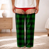 Custom Funny Pajama Pants - Personalized Christmas Birthday Gifts For Husband, Son, Grandson, Brother, Grandpa, Dad, Yourself - Festive Fashion Gone Wild