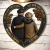 Custom Shaped Metal Sign - Personalized Anniversary Wedding Gifts For Husband And Wife, Him And Her - Forever To Go