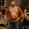 Custom Funny Ugly Sweatshirt - Personalized Christmas Birthday Gifts For Husband, Son, Grandson, Brother, Grandpa, Dad, Yourself - Bringing The Heat This Season