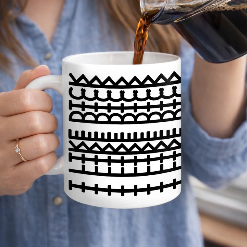 Hidden Message Mug - Funny Gifts For Best Friends, Family, Coworker, Work Bestie - Secret Message On Every Sip