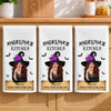 Custom Witchy Kitchen Towel - Personalized Halloween Birthday Gifts For Witch, Wife, Daughter, Besties, Sisters, Granddaughter, Grandma, Mom, Yourself - Into The Soup, Darling