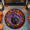 Custom Photo Witchy Shaped Doormat - Personalized Halloween Decor Birthday Gifts For Witch, Dog Cat Lovers, Dog Dad And Mom, Cat Owners - Witchy Pet Welcome Home