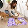 Custom Photo Pet Feeding Mat - Personalized Birthday Gifts For Dog Cat Lovers, Dog Dad And Mom, Cat Owners - Fur Baby, Sweet Love
