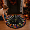 Custom 3D Witch Vortex Rug - Personalized Spooky Halloween Decor - Spooky Season