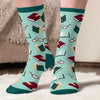 Custom Shh I'm Reading Crew Socks - Personalized Bookish Gifts For Book Lovers, Bookworms, Dog Cat Lovers, Dog Mom, Cat Owners - Furry Friends Make Life Better