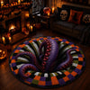 Custom 3D Octopus Vortex Rug - Personalized Spooky Halloween Decor - Spooky Season