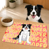 Custom Photo Pet Feeding Mat - Personalized Birthday Gifts For Dog Cat Lovers, Dog Dad And Mom, Cat Owners - Trendy Paws