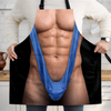 Custom Funny Apron With Pocket - Personalized Birthday Gifts For Husband, Son, Grandson, Brother, Grandpa, Dad, Yourself - Dangerous Levels Of Hotness