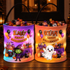 Custom LED Light Bucket Bag - Personalized Halloween Birthday Gifts For Kids - Gimme All The Sweet Candy