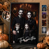 Custom Photo Haunted Victorian Gothic Vertical Poster - Personalized Halloween Decor Birthday Gifts For Mom, Dad, Brother, Sister - Spooky Together, Better Forever
