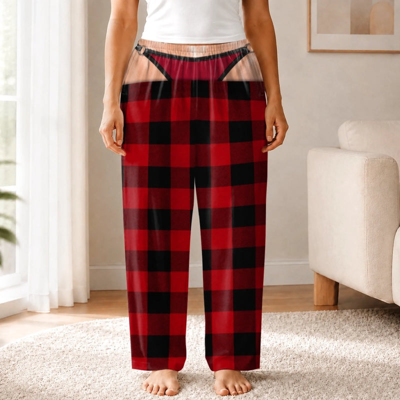 Custom Funny Pajama Pants - Personalized Christmas Birthday Gifts For Wife, Daughter, Besties, Sisters, Granddaughter, Grandma, Mom, Yourself - Nap Queen